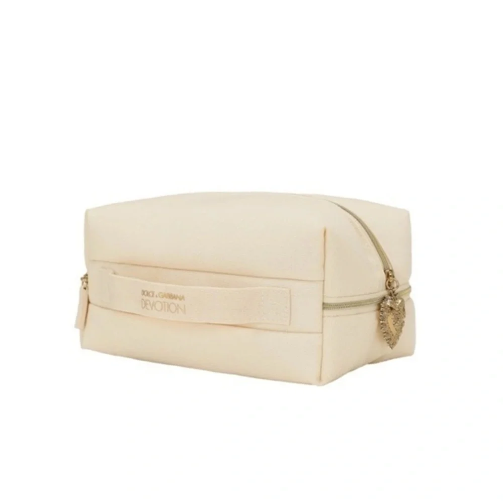 New Dolce and Gabbana Canvas Cosmetic Bag
